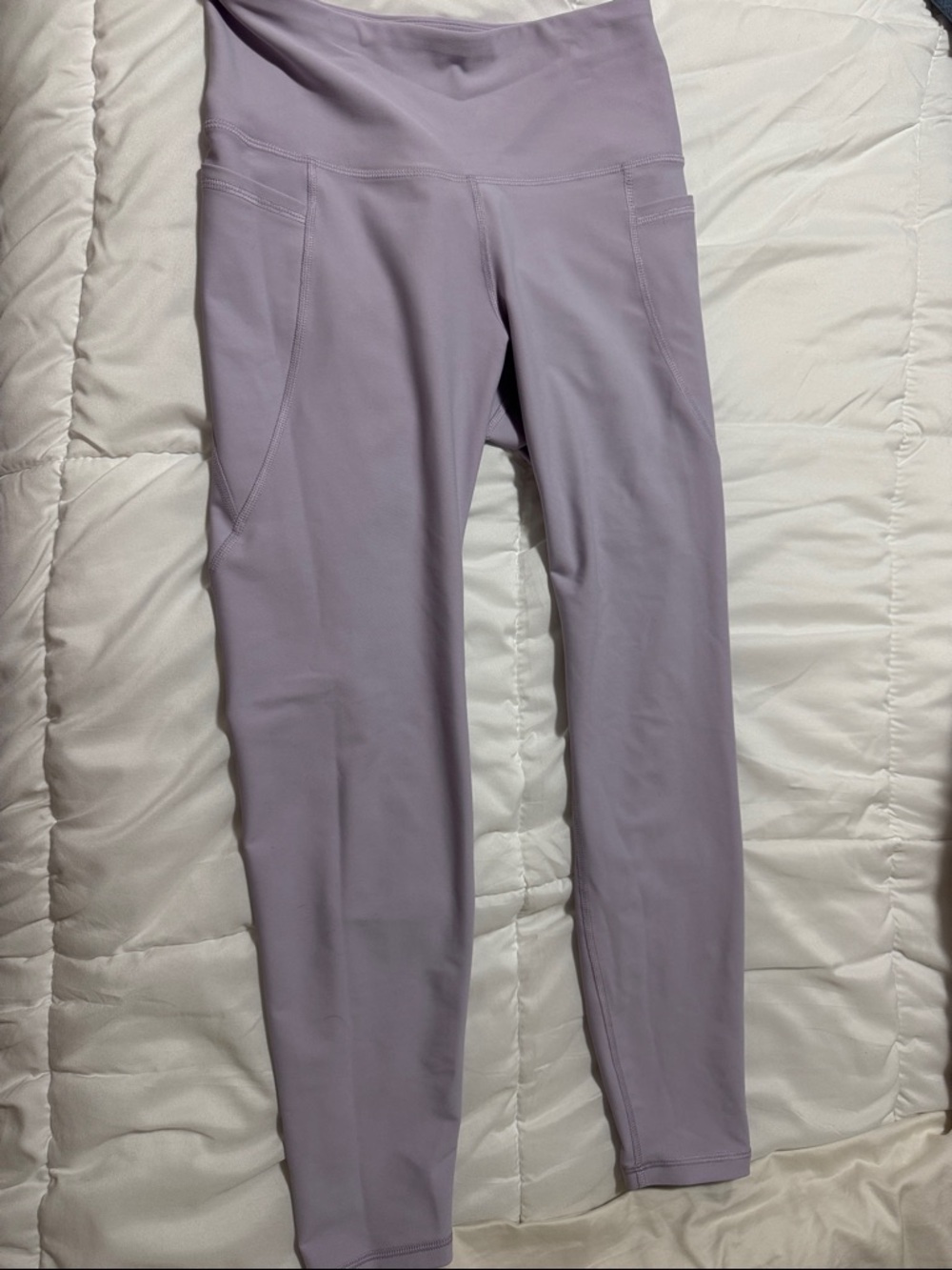 Lavender High-Waist Athletic Leggings